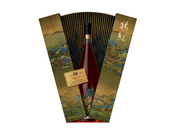 乐山鹤驻18年黄酒回收鹤驻新花雕18年珍藏版千里江山图